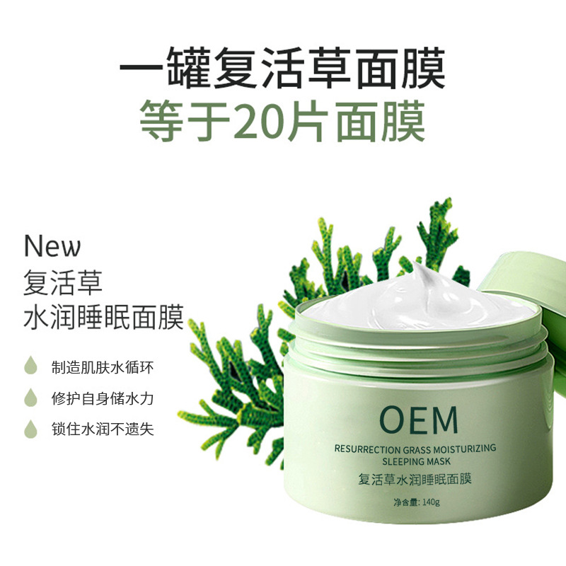 依侬_复活草睡眠面膜OEM